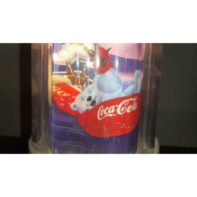 Coca cola lamp ca 40 cm jaren zeventig collector item