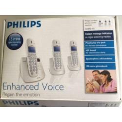 Hands free telefoons Philips met adopters