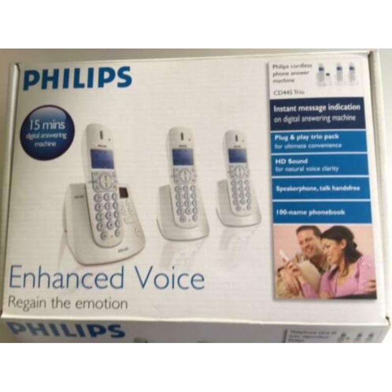 Hands free telefoons Philips met adopters