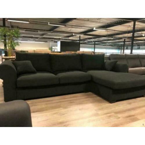 Bankstellen bekleed met stof