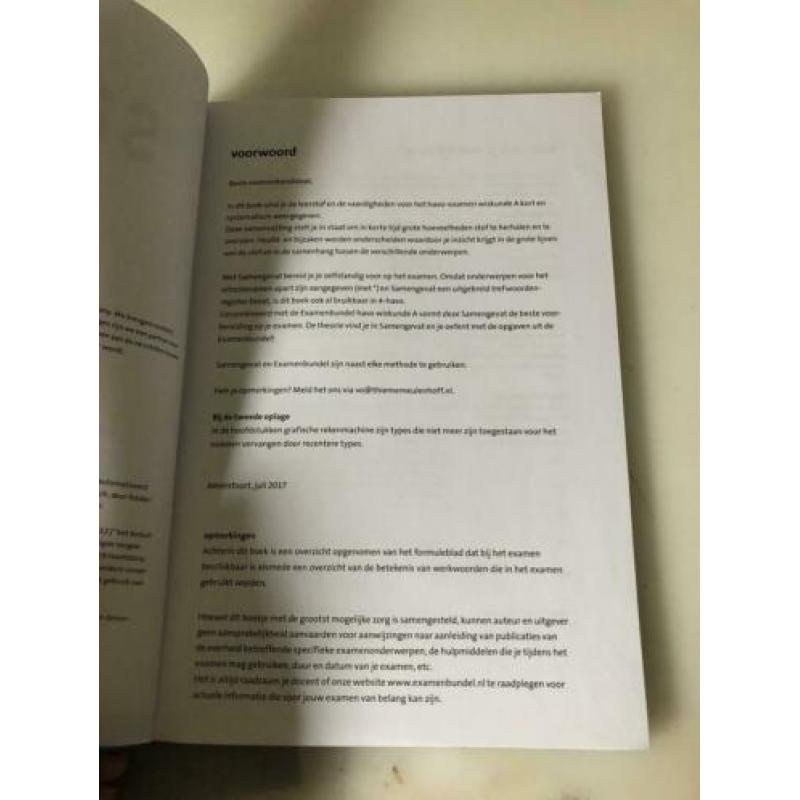 Examenbundel wiskunde a havo