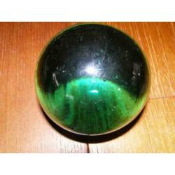 Groene glazen bol (A17 1182)