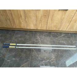 Click Rail Set schilderij ophangsysteem compleet 2 meter wit