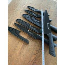 Messenset Zwart - 6 stuks