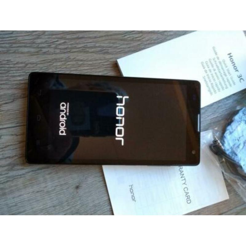 Smartphone Huawei Honor 3c zwart/wit gsm