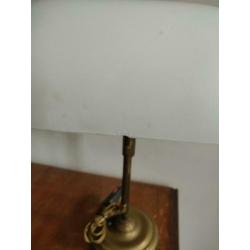 bankier lamp notaris lamp wit glas
