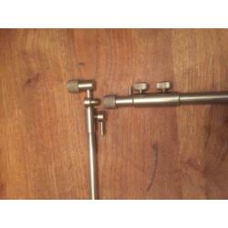 2x RvS adjustable buzzerbars met 4x banksticks en goalposts