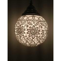Verschillende lampen hanglamp kant XXL nieuw! glaslamp