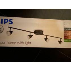 Spotlamp brons, nieuw