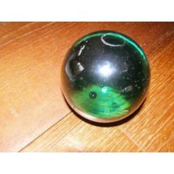 Groene glazen bol (A17 1182)
