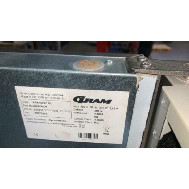 Gram KPS 60 CF Blastchiller roll-in met compressor