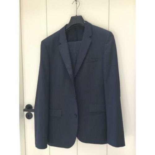 Mooi slimfit HUGO kostuum, mt 52 Hugo Boss donkerblauw