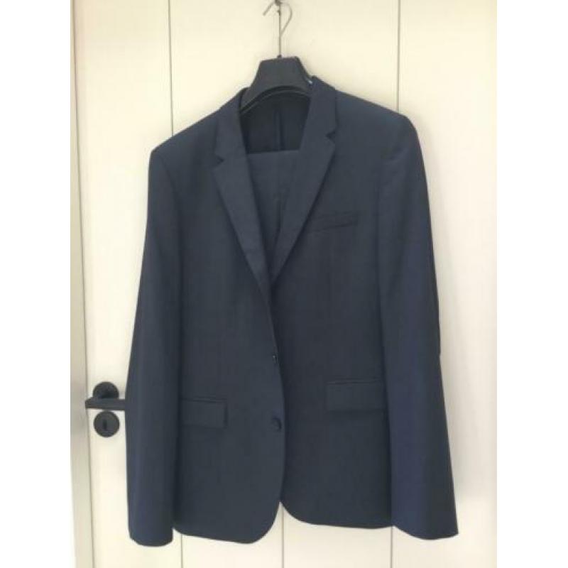 Mooi slimfit HUGO kostuum, mt 52 Hugo Boss donkerblauw