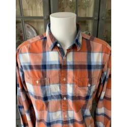Mooi houthakkers overhemd blouse van ESPRIT maat XL