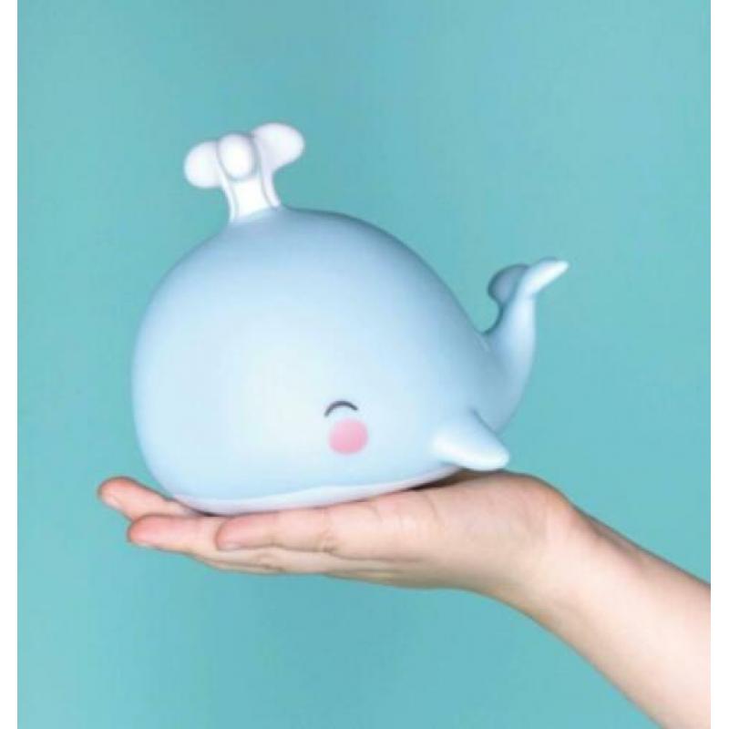 Nachtlamp Lamp Walvis Blauw A Little Lovely Company