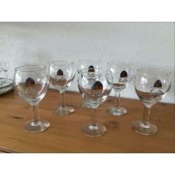 6 Leffe trappistenbierglazen