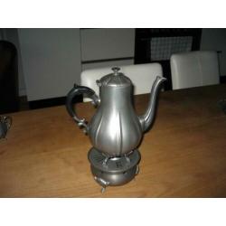 Tinnen koffieservies