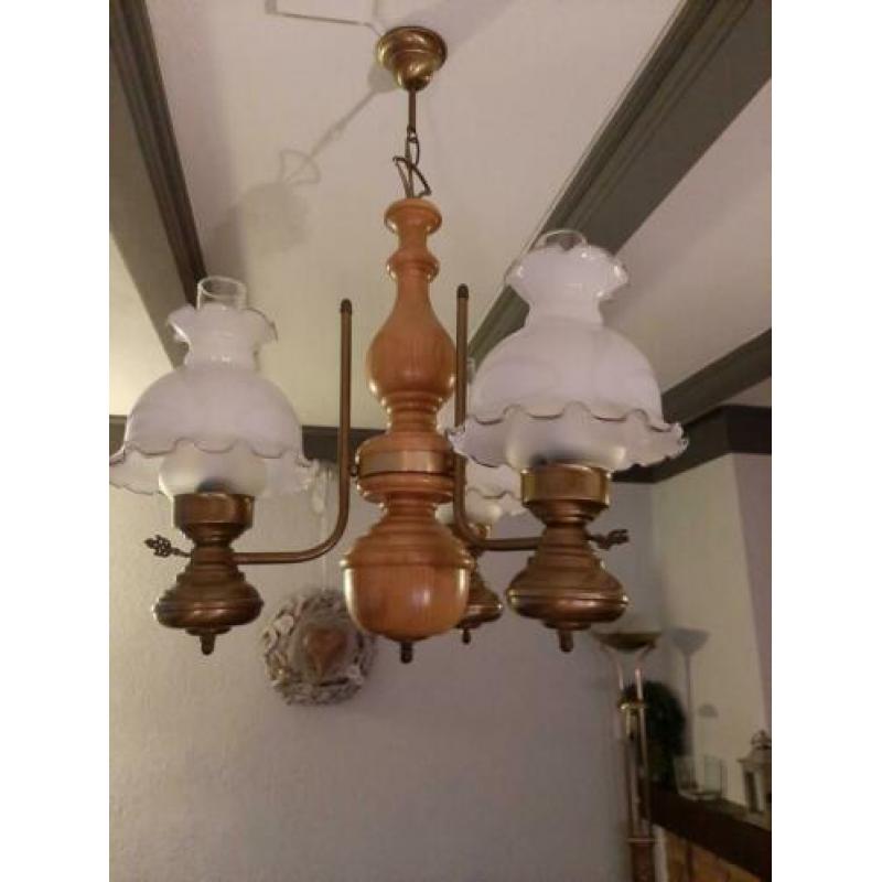 Hanglamp en 2 wandlampen