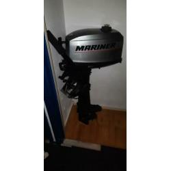 Aluminium boot met 5pk marinier
