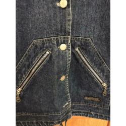 Jeansjas met capuchon