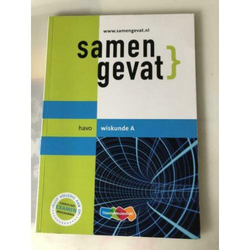 Examenbundel wiskunde a havo