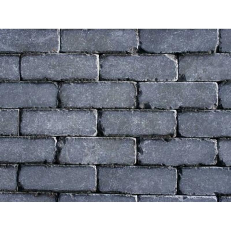 landelijke dikformaat klinkers Chinees hardsteen 20x7x5 cm