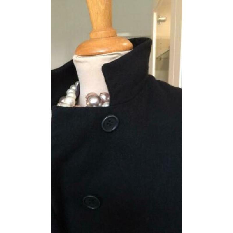 Zwart SCAPA 100% LAMSWOLLEN jas/colbert, 36 mooi model izgs