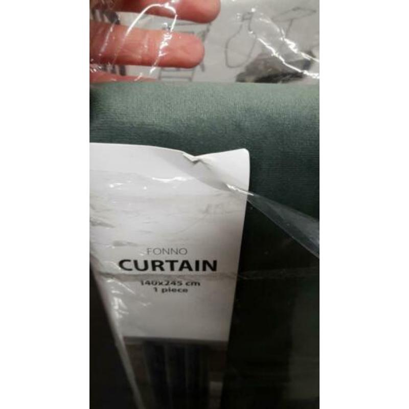 2x Jysk Fonno curtain 140x245