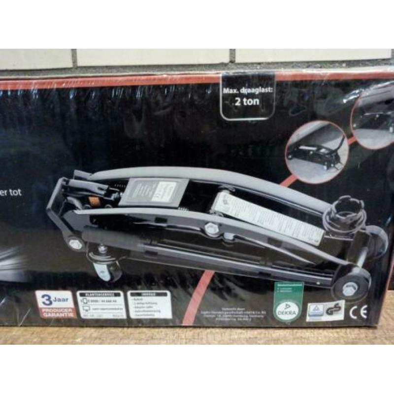 Rolkrik maximale draaglast 2 ton