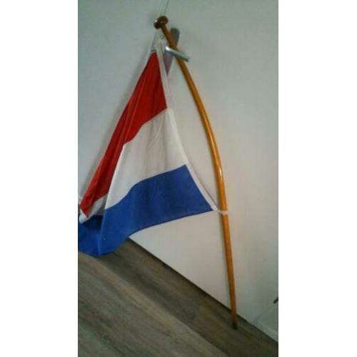 Mooie gebogen vlagen stok incl vlag iets moois voor u Boot