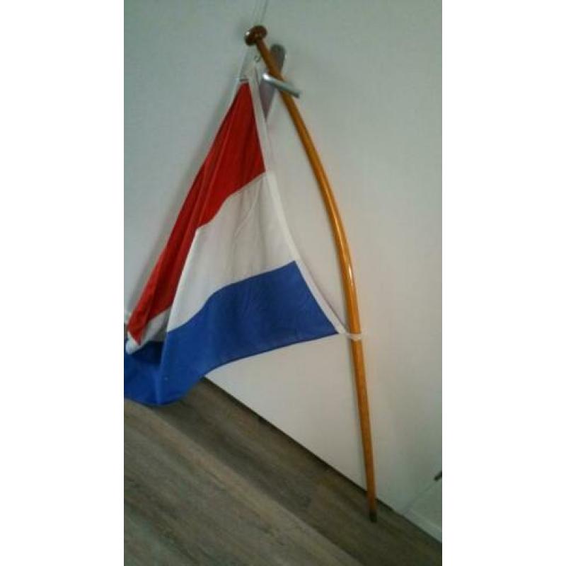 Mooie gebogen vlagen stok incl vlag iets moois voor u Boot