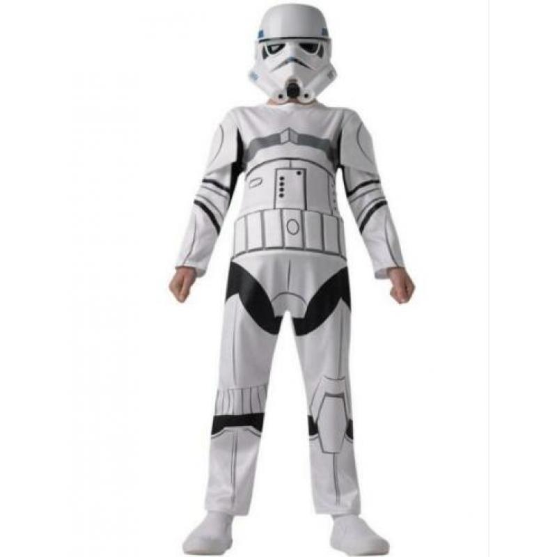 Stormtrooper pak StarWars maat 122-128 zgan!!