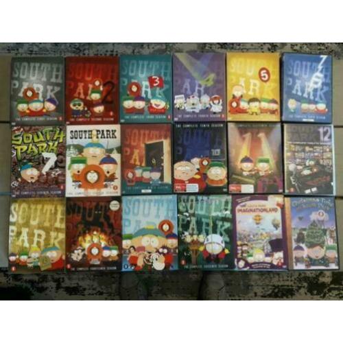 Grote South Park collectie dvd boxen 15 seizoenen