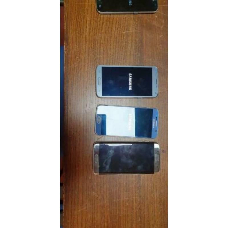 Partijtje samsung telefoons s5/s6/S7