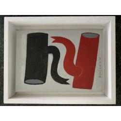 Olieverf schilderijtje Klaas Gubbels 13x18 cm