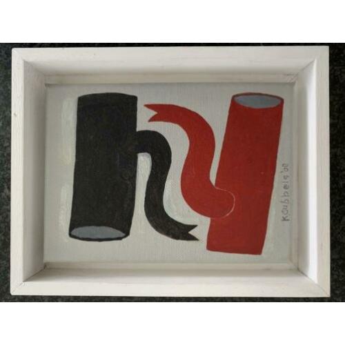 Olieverf schilderijtje Klaas Gubbels 13x18 cm