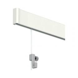 Click Rail Set schilderij ophangsysteem compleet 2 meter wit
