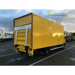 Daf FA LF45 3D spoiler, 1500 kg laadklep, vangmuil