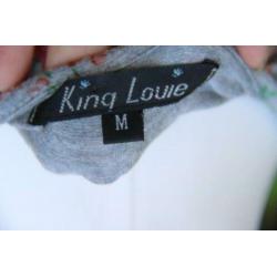 Wikkeljurk grijs/ rose King Louie mt M