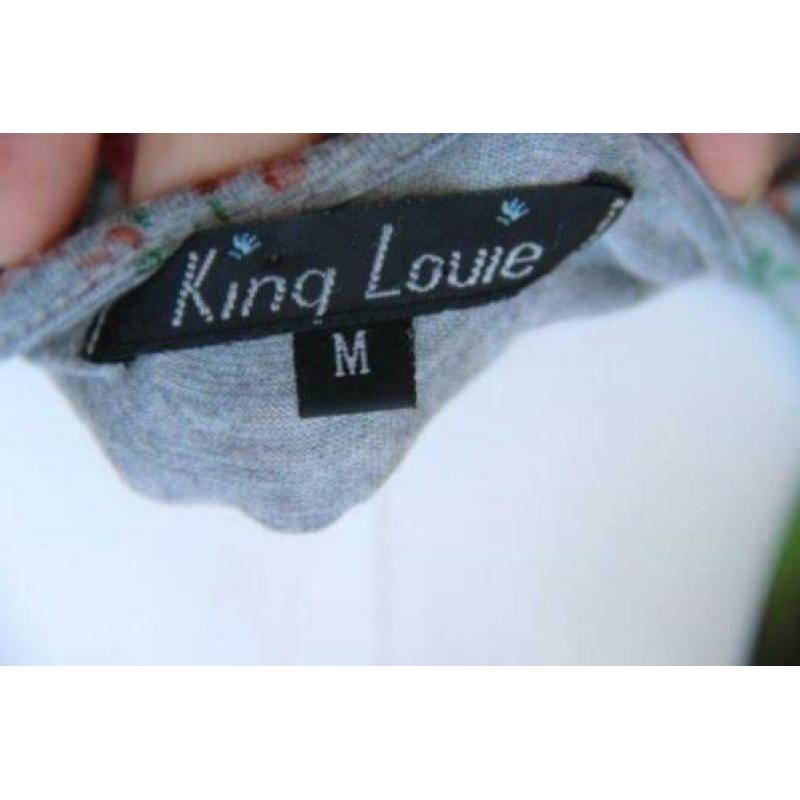 Wikkeljurk grijs/ rose King Louie mt M