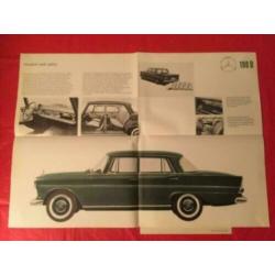 1962 Mercedes 190D Brochure USA