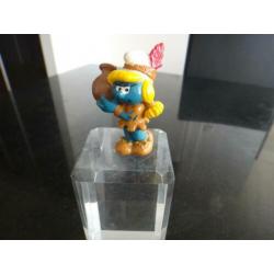 smurf, smurfin met kruik, indiaanse, nummer 2.0167