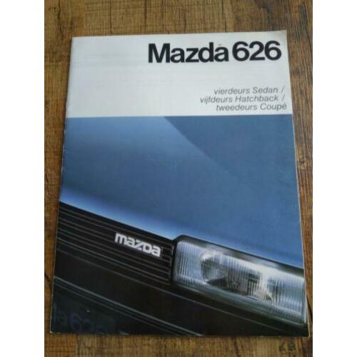 Mazda 626 folder uit 1986