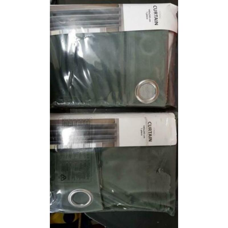 2x Jysk Fonno curtain 140x245