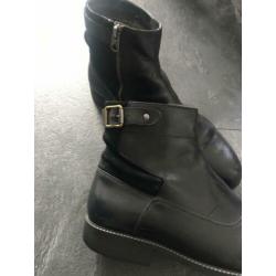 G STAR RAW zwarte leer laarsjes 42 heren booties mode