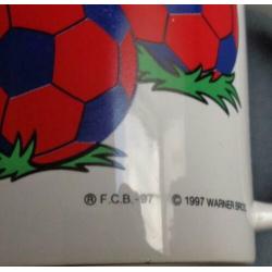 LOONEY TUNES BARCELONA FOOTBALL CLUB 2x mok beker kop H9xO7.