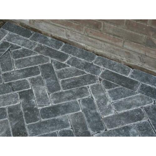landelijke dikformaat klinkers Chinees hardsteen 20x7x5 cm