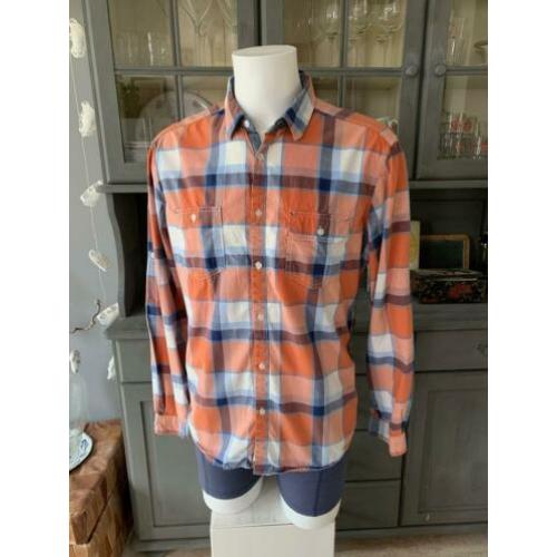 Mooi houthakkers overhemd blouse van ESPRIT maat XL