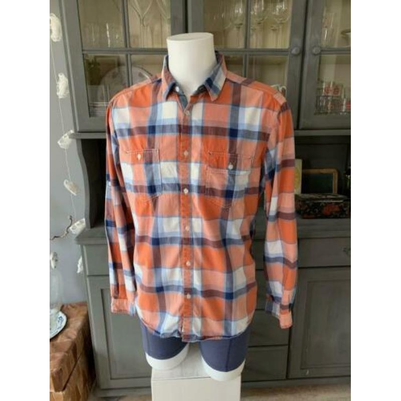 Mooi houthakkers overhemd blouse van ESPRIT maat XL