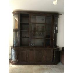 buffetkast/boekenkast eiken